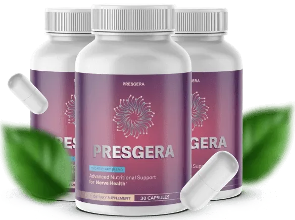 Presgera supplement bottle